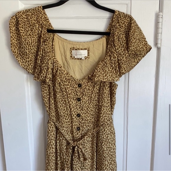 Anthropologie Bolano Leopard Print Dress - Picture 2 of 3
